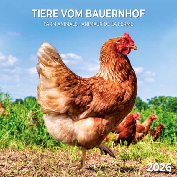 Kalender 2026Tiere vom Bauernhof