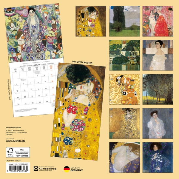 Kalender 2026Gustav Klimt