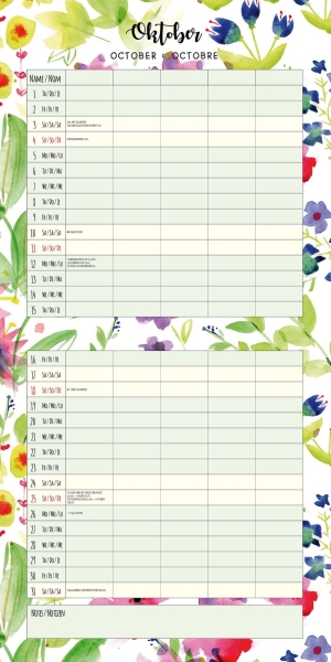 Kalender 2026Organizer / Familienplaner