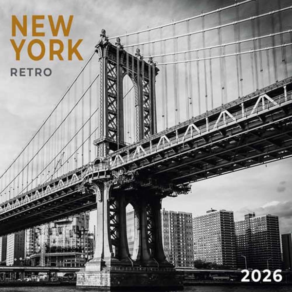 Kalender 2026New York Retro