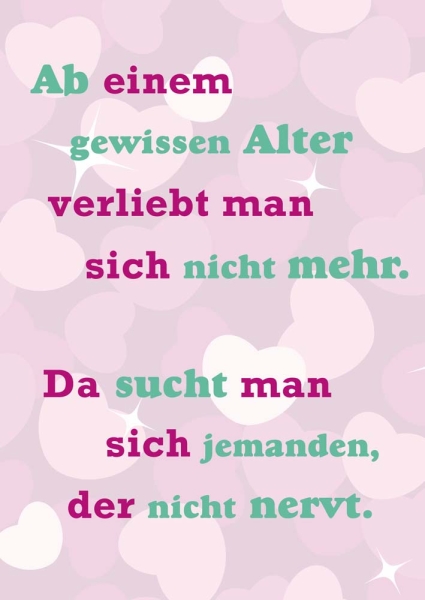 Postkarte – Ab einen gewissen Alter