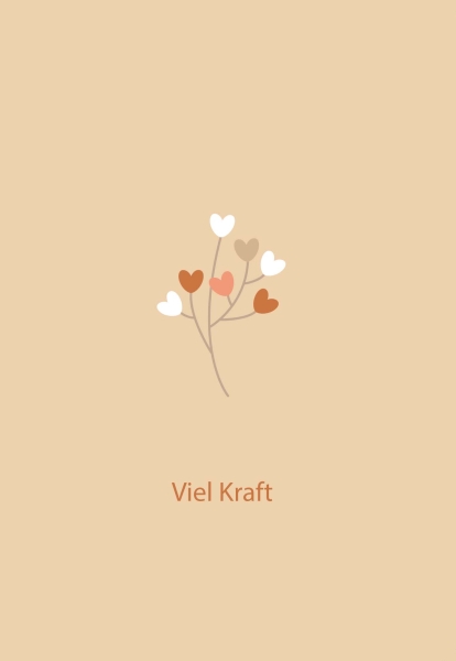 Klappkarte – Viel Kraft