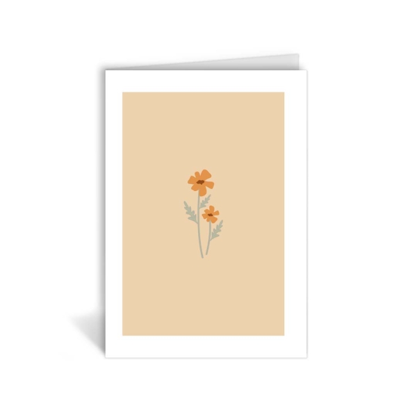 Klappkarte – Blumen Klappkarte – Blumen