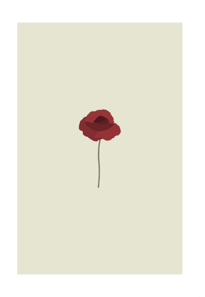 Klappkarte – Klatschmohn