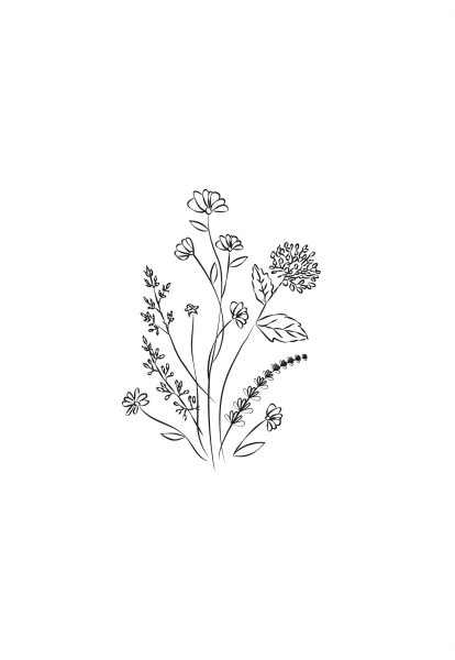 Klappkarte – Wildblumen