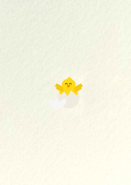 Postkarte – Küken