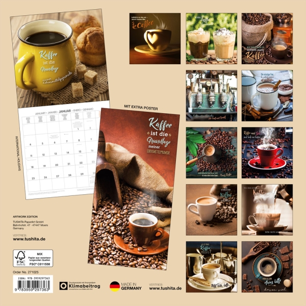 Kalender 2027Kaffee