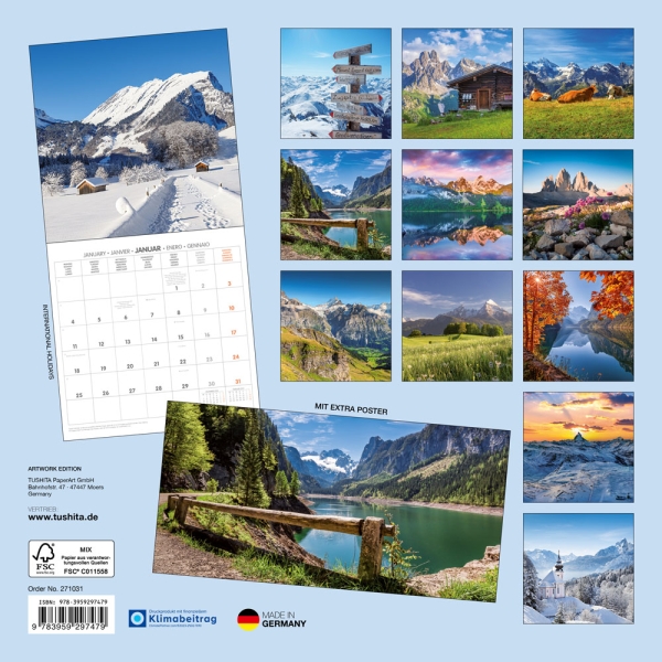 Kalender 2027Alpen