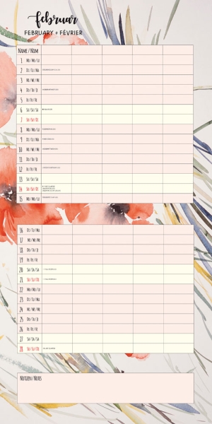 Kalender 2027Organizer / Familienplaner