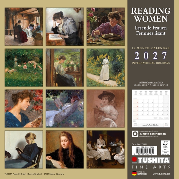 Kalender 2027Reading Women