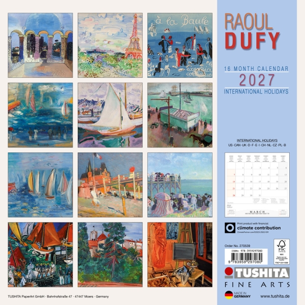 Kalender 2027Raoul Dufy