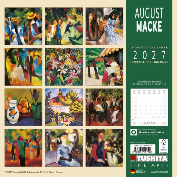 Kalender 2027August Macke