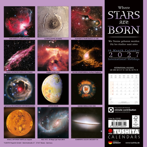 Kalender 2027Where Stars are Born