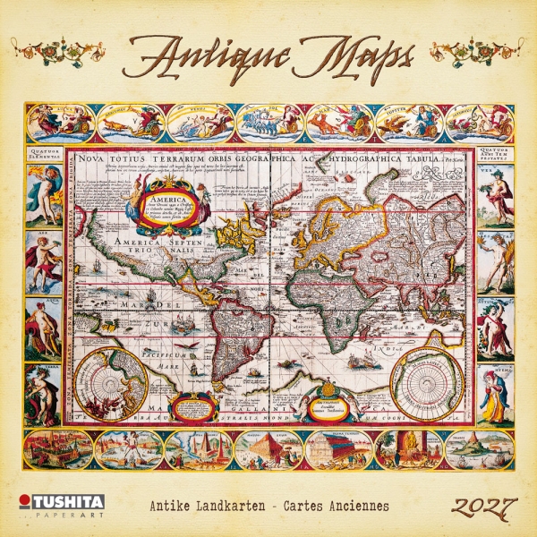 Kalender 2027Antique Maps