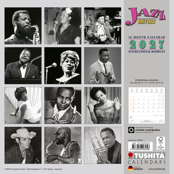 Kalender 2027Jazz History