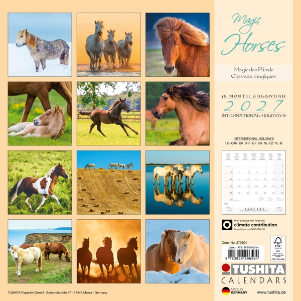 Kalender 2027Magic Horses