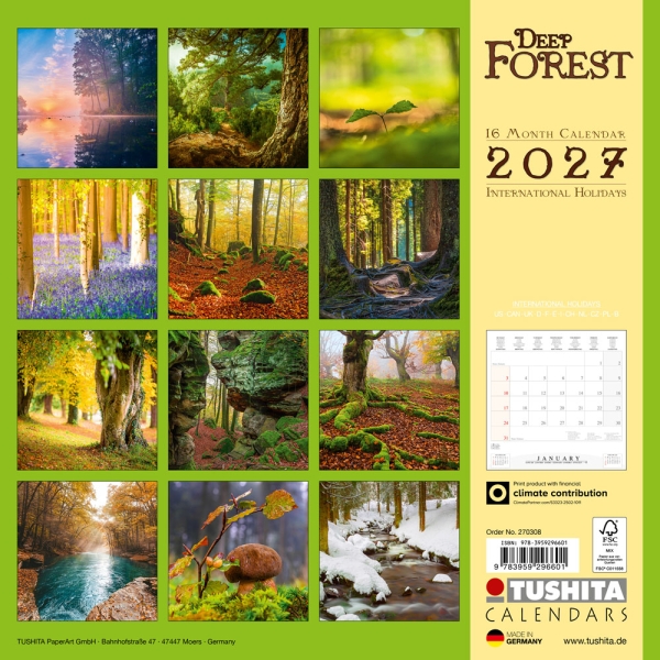 Kalender 2027Deep Forest