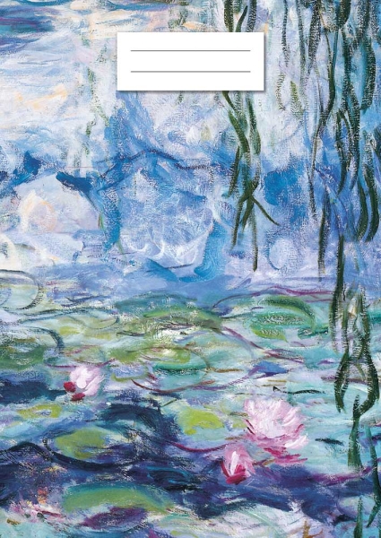 Schreibheft – Claude Monet - water lilies