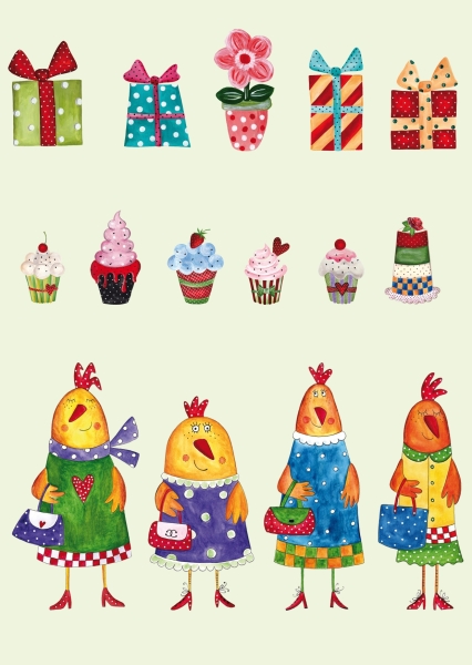 Postkarte – Farben der Freude 4/12