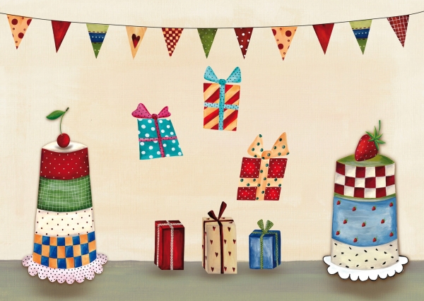 Postkarte – Farben der Freude 5/12