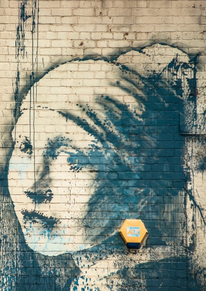 Postkarte – Banksy, Mädchen mit den Perlenohrringen, England