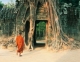 Postkarte – Angkor entrance of the Ta Som