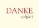 Postkarte - Danke schön!