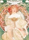 Postkarte Alfons Mucha - Reverie
