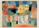 Postkarte Paul Klee - Houses at Sea