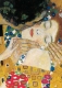 Postkarte Gustav Klimt - Der Kuss (Detail)