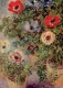 Postkarte Claude Monet - Anemonen in einer Vase