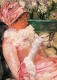 Postkarte Mary Cassat - Die Tasse Tee