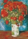 Postkarte Vincent van Gogh - Vase mit rotem Klatschmohn