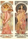 Postkarte Alphonse Mucha - Moet & Chandon