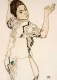 Postkarte Egon Schiele - Portrait von Friederike Beer