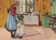 Postkarte Carl Larsson - Die Küche