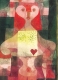 Postkarte Paul Klee - Queen of Hearts