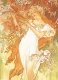 Postkarte Alphonse Mucha - Spring