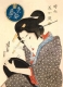 Postkarte Keisai Eisen - Bijin (Beautiful Woman)