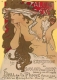 Postkarte Alphonse Mucha – Poster Advertising The Salon….