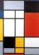 postcard Piet Mondrian - Composition with Yellow, Blue, Black, Red and Grey (not to be sold in usa and spain)