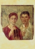 Postkarte - Fresco at Pompeji