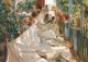 Postkarte Joaquin Sorolla - Mending the Sail