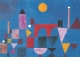 Postkarte Paul Klee - Red Bridge 1928