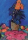 Postkarte Alexej von Jawlensky - Still Life with Begonia