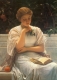 Postkarte Charles Edward Perugini - Girl Reading