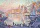 Postkarte Paul Signac - Der Hafen von Saint-Tropez