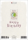 Klappkarte – Happy Birthday
