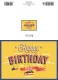 Klappkarte – Happy Birthday to you