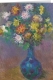 Klappkarte – Claude Monet - Vase of Chrysanthemes (1882)